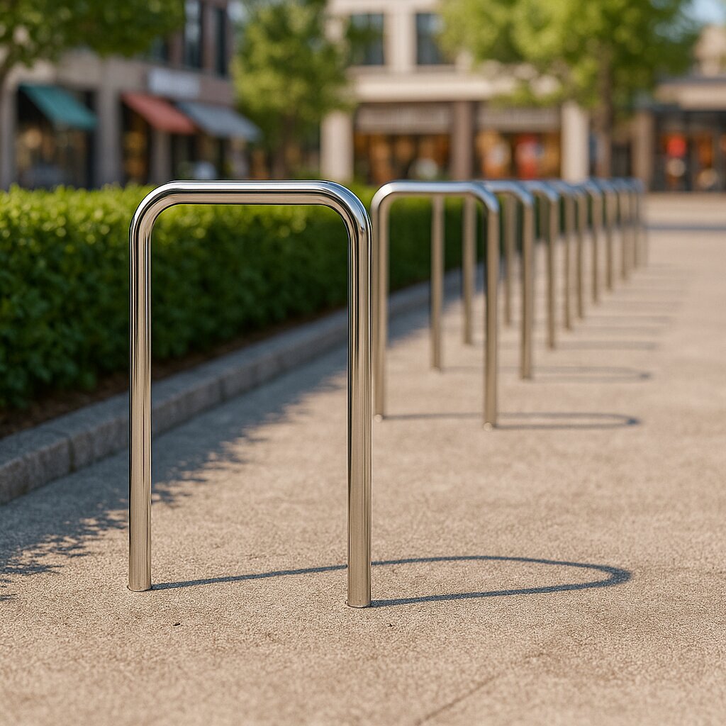 Municipal Grade In-Ground Bike Rack - Low Maintenance & Fixed ...